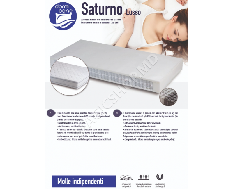 Saltea SATURNO LUSSO 160X200 H23
