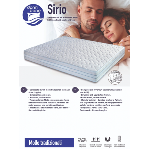 Saltea SIRIO 140X200 H21