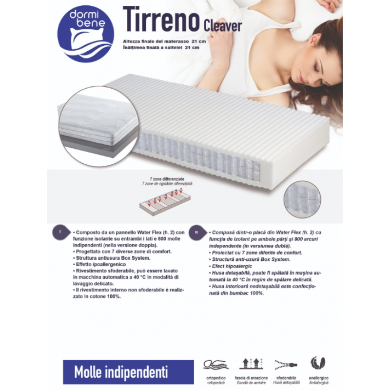 Saltea TIRRENO CLEAVER  120X200 H21