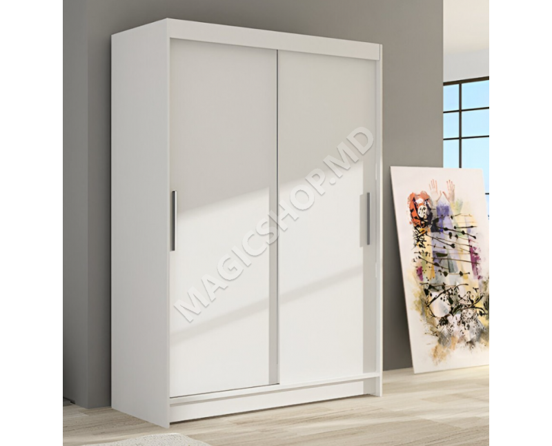 Dulap-cupe Space Meble Miami I 120x200x58 White Matte