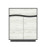 Comoda Yasen Geneva 1S2D gri graffit/stejar kraft alb