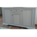 Comoda Yasen White 3D1S 161cm, Pin argintiu