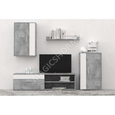 Living Yasen Mini Barato (stejar artizan; beton/nymphaea alba)