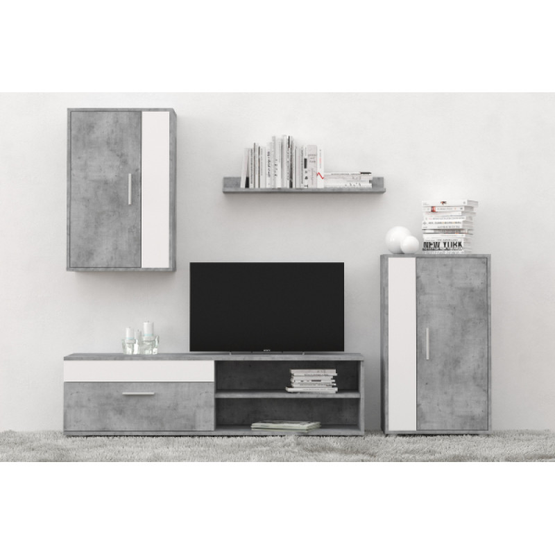 Living Yasen Mini Barato (stejar artizan; beton/nymphaea alba)
