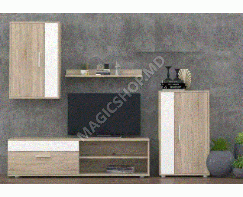 Living Yasen Mini Barato (Stejar Sonoma/Nymphaea albă)