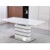 Masă modernă premium DT-2418 (Șampanie + Mocha / Negru)
