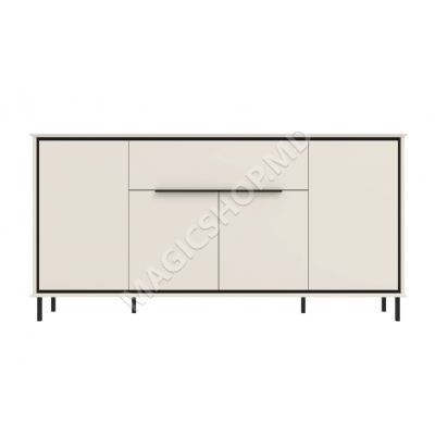 Comodă Yasen Hills KOM4D1S (cașmir/negru)