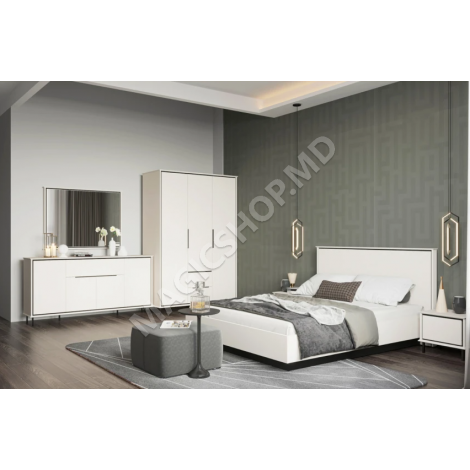 Dulap Hills SZF3D2S 146x60x220 cm Cașmir / Gerbor Negru