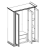Dulap Yasen White 3D2S 175 cm