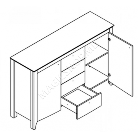 Comoda Yasen Karina KOM2D4S
