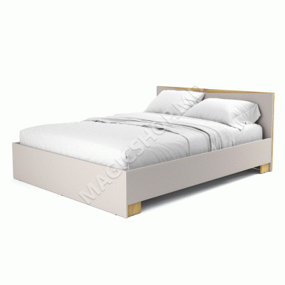 Лео Кровать 1600 (кашемир / дуб артизан)