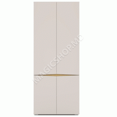 Dulap Leo 800 (cașmir/stejar artizanal)