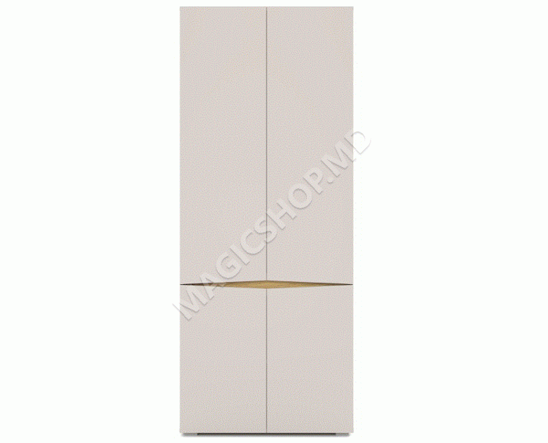 Dulap Leo 800 (cașmir/stejar artizanal)