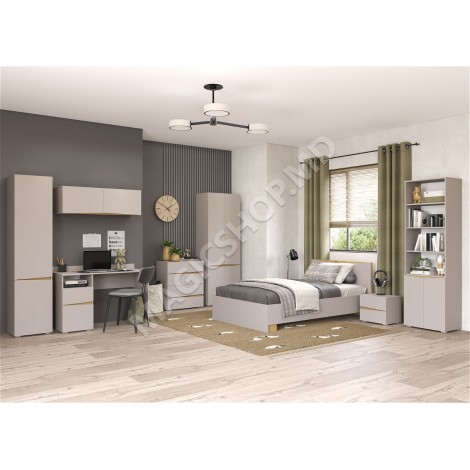 Стол письменный Лео 1200 (кашемир / дуб артизан)