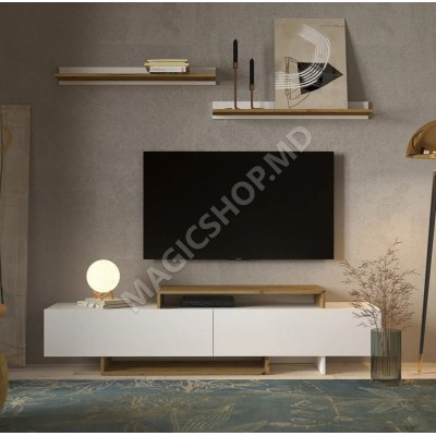 Comoda TV Milano (Nymphaea alba/Oak artizan)