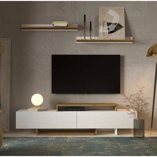 Comoda TV Milano (Nymphaea alba/Oak artizan)