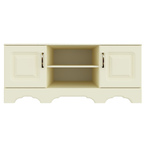 Comodă / Suport TV Boston (supermat fildeș/vanilie)