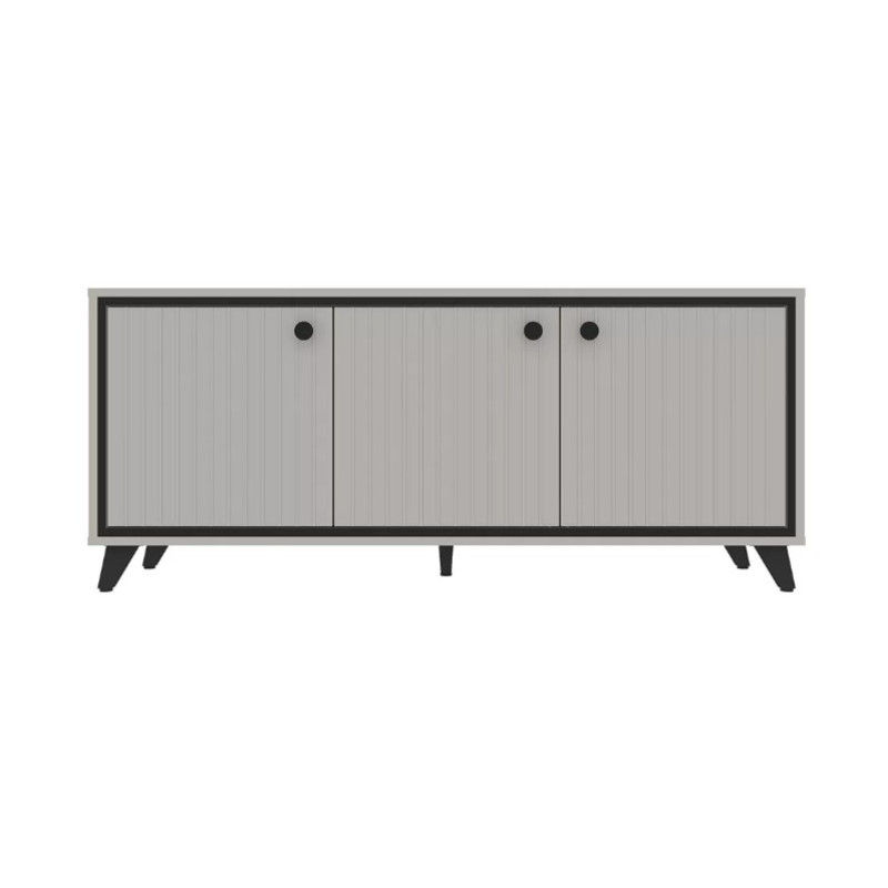 Comoda TV Tina 3D 130 cm cașmir/negru