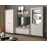 Comoda TV Tina 3D 130 cm cașmir/negru