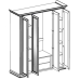 Dulap Yasen White 4D2S 