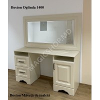 Masa de toaleta Boston Ivory/Vanilla Supermat + oglinda