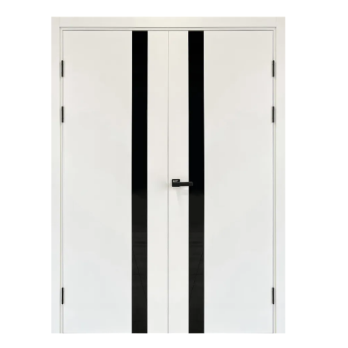 Usa interior FLAT Z1 (120x200 cm) Alba Email, Lacobel Negru