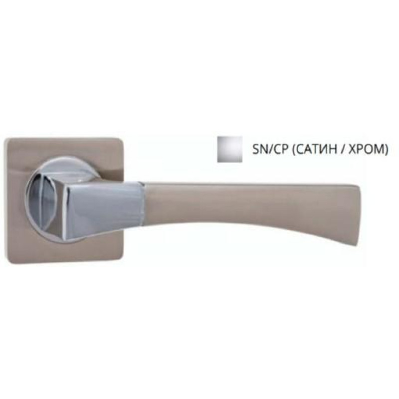 Mâner pentru ușă 130 (SN/CP) Crom/negru