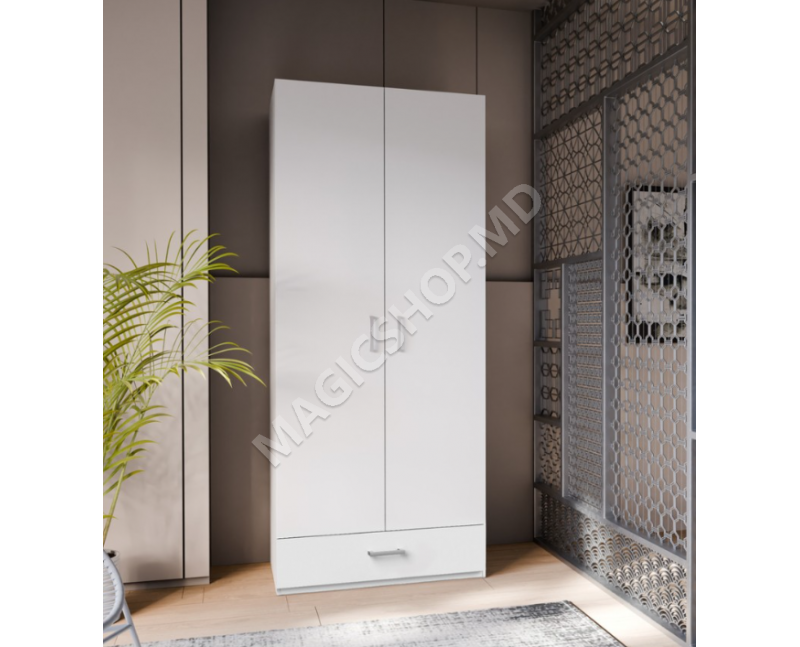 Dulap Fortuna Econobox 2 89x210 cm White