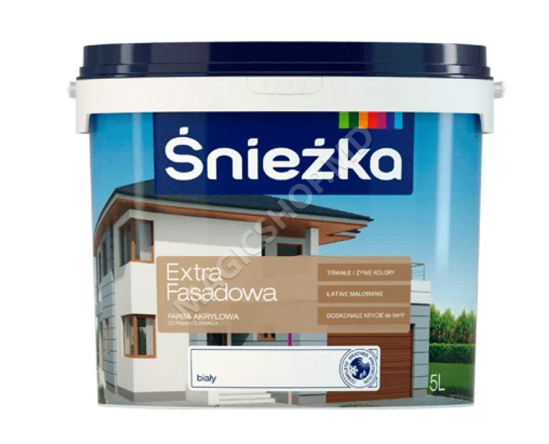 SNIEZKA EXTRA FASADOWA,5L,vopsea emulsie pt fatada