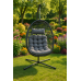 Balansoar Jumi, cu suport inclus, perna inclusa, pliabil, Gri