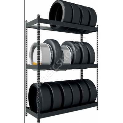 Raft metalic de depozitare roti Nex Titan 168х180х50 cm 