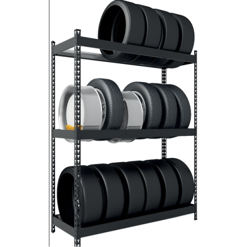Raft metalic de depozitare roti Nex Titan 168x120x50 cm