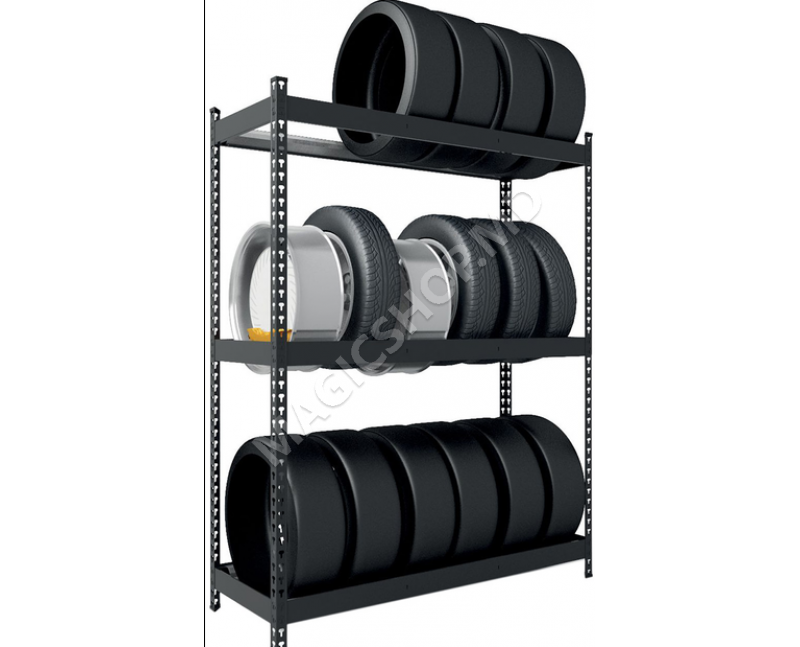 Raft metalic de depozitare roti Nex Titan 168х180х50 cm 