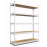 Raft metalic de depozitare Nex Titan 2160x1200x800 mm, 5 rafturi MDF, galvanizat