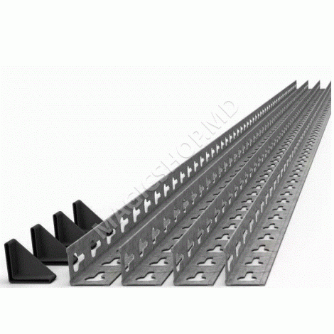 Raft metalic de depozitare Nex Titan 2160x1200x800 mm, 5 rafturi MDF, galvanizat