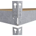 Raft metalic de depozitare Nex Titan 2160x1200x800 mm, 5 rafturi MDF, galvanizat