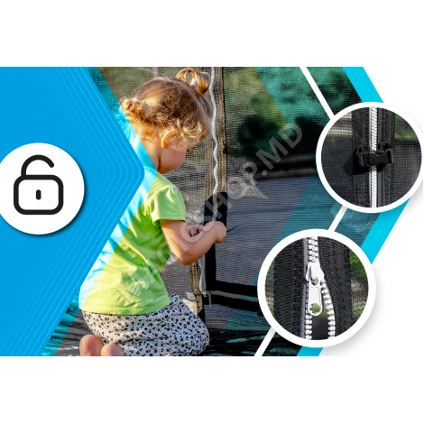 Trambulina Thunder Outside Elite 10FT (305cm) Black