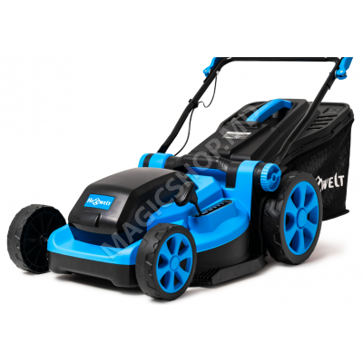 Maşina de tuns gazonul electrica HEXWELT 40 (2x baterii (4ah) 20V)