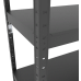 Raft metalic de depozitare Nex Budget 1800x900x400 mm, 5 rafturi metal, antracit