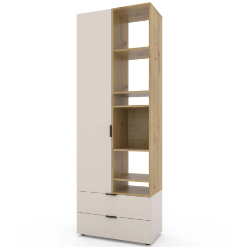 Dulap cu usi batante A001R 80x42x230 cm, sonoma