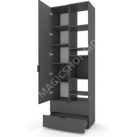 Шкаф с распашными дверями A001R 80x42x230 cм