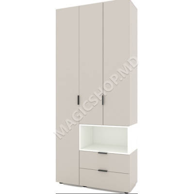 Dulap cu usi batante Nex Home A002R, 100x42x230 cm