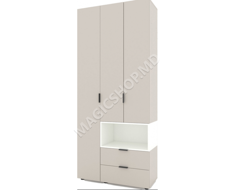 Dulap cu usi batante Nex Home A002R, 100x42x230 cm