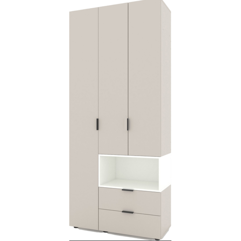 Dulap cu usi batante Nex Home A002R, 100x42x230 cm