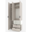 Dulap cu usi batante Nex Home A002R, 100x42x230 cm