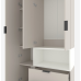 Dulap cu usi batante Nex Home A002R, 100x42x230 cm