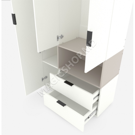 Dulap cu usi batante A002R 100x42x230 cm