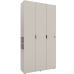 Dulap cu usi batante A015L, 120x42x230 cm, alb
