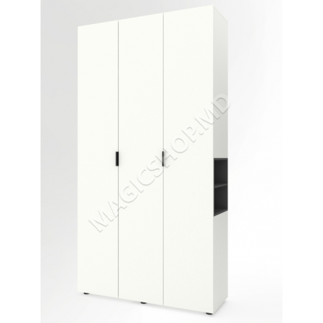 Шкаф с распашными дверями A015L, 120x42x230 см