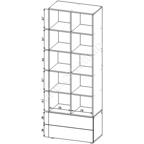 Dulap pentru documente A033, 80x42x230 cm